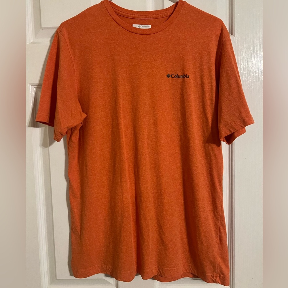 Columbia Men's Short Sleeve Tee in Orange